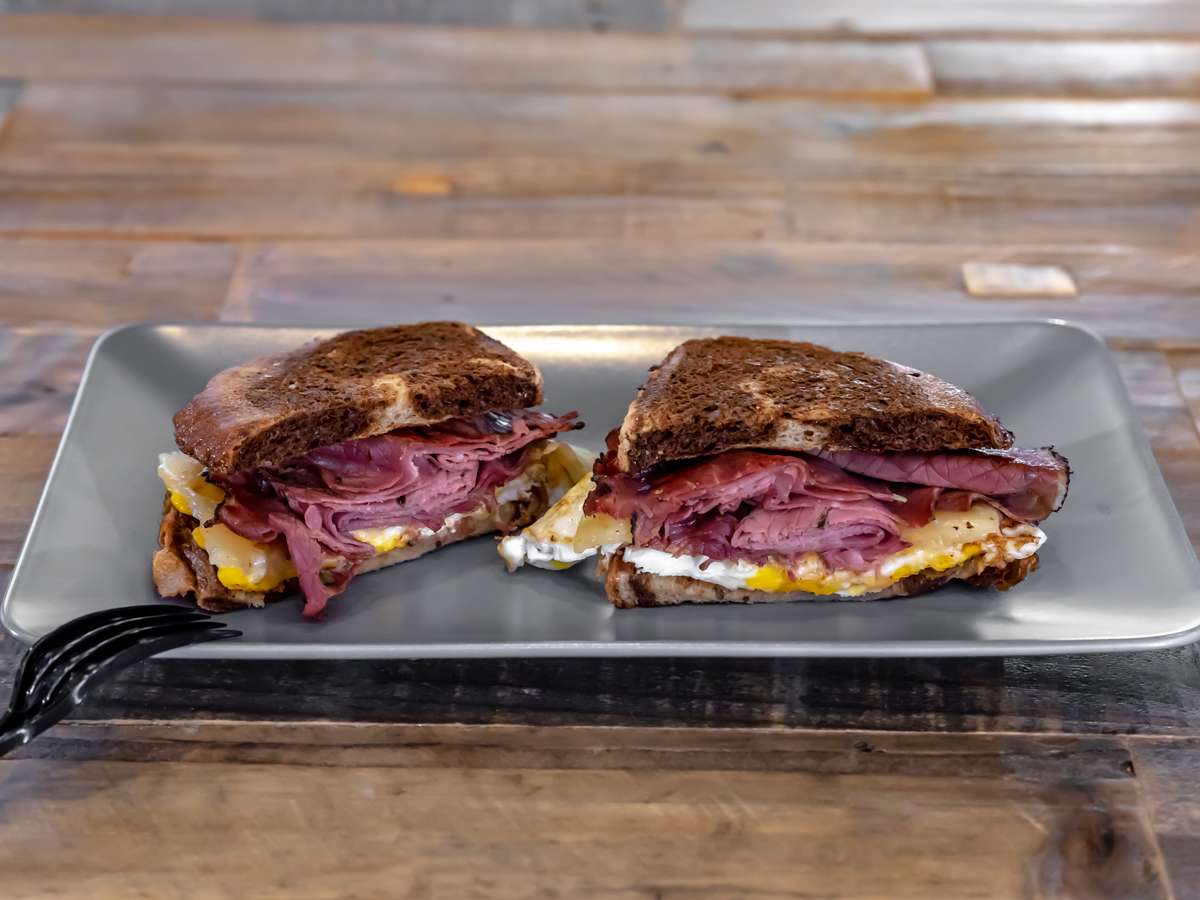 Pastrami & Egg Breakfast Fruta Deli and Cafe Health Food