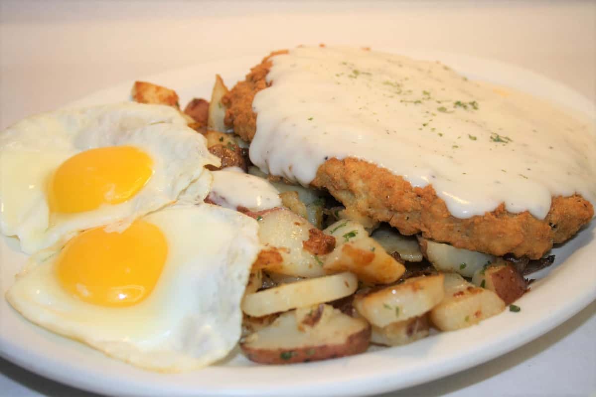 Chicken Fried Steak & Eggs