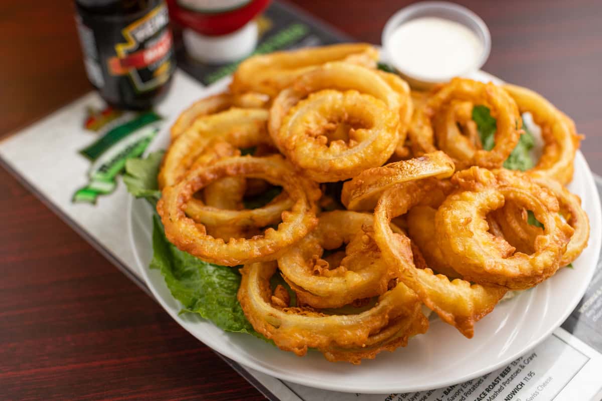 11. Onion Rings Restaurant Menu Maggie's Pub Pub in Santa Fe