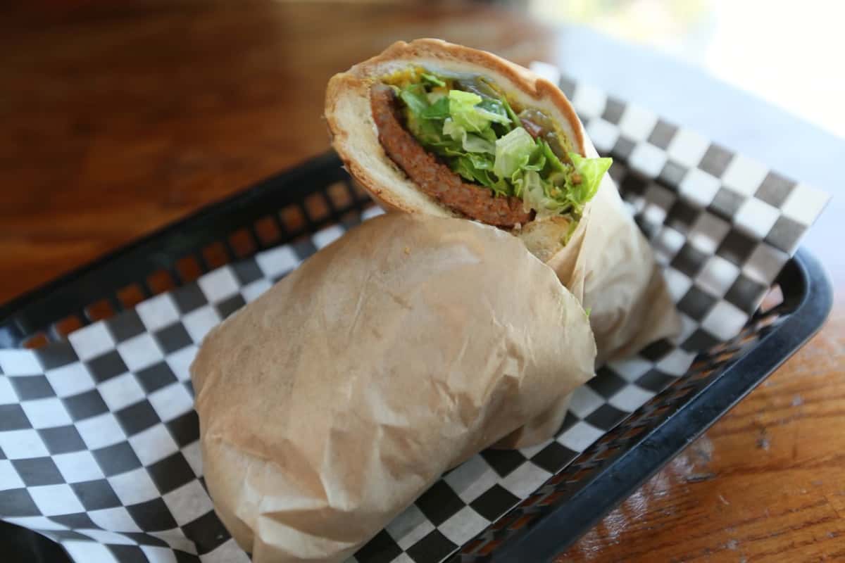 Turkey Sausage or Chicken Sausage Po' Boy