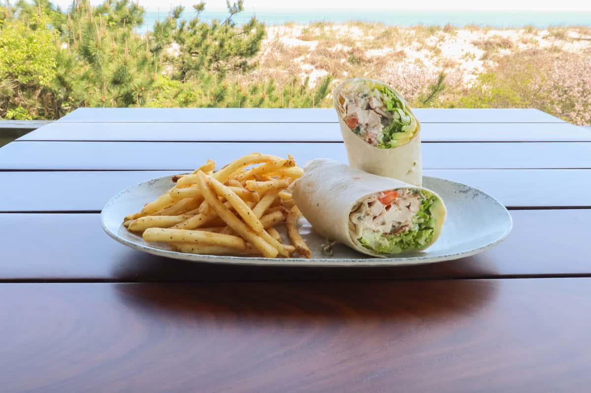 So-Cal Chicken Wrap - Big Chill Beach Club - Restaurant in Bethany