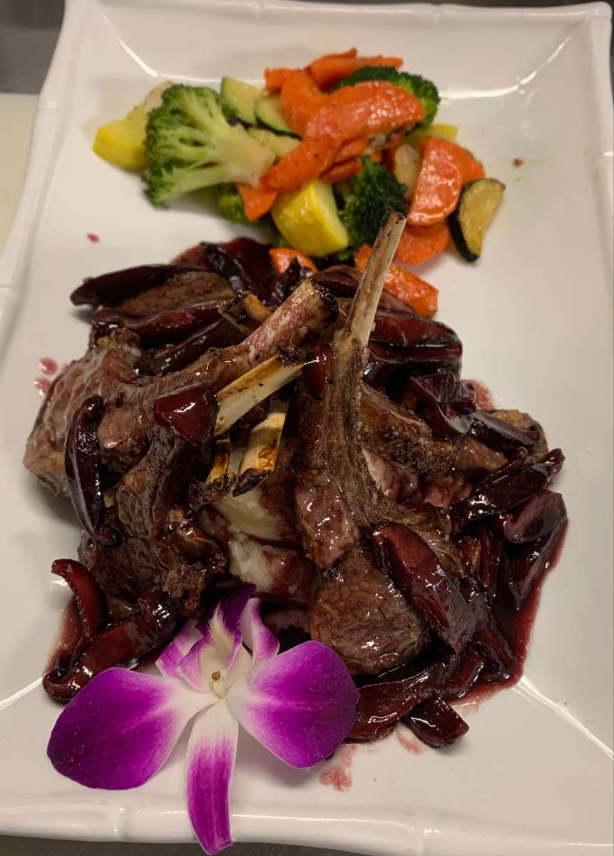 Rack of Lamb - Dinner Menu - Windsor Steak and Seafood - Italian