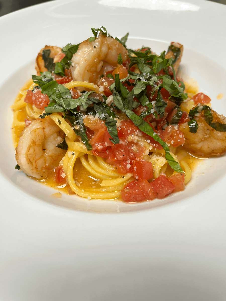 Linguine + Shrimp