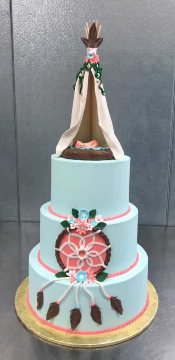 teepee cake