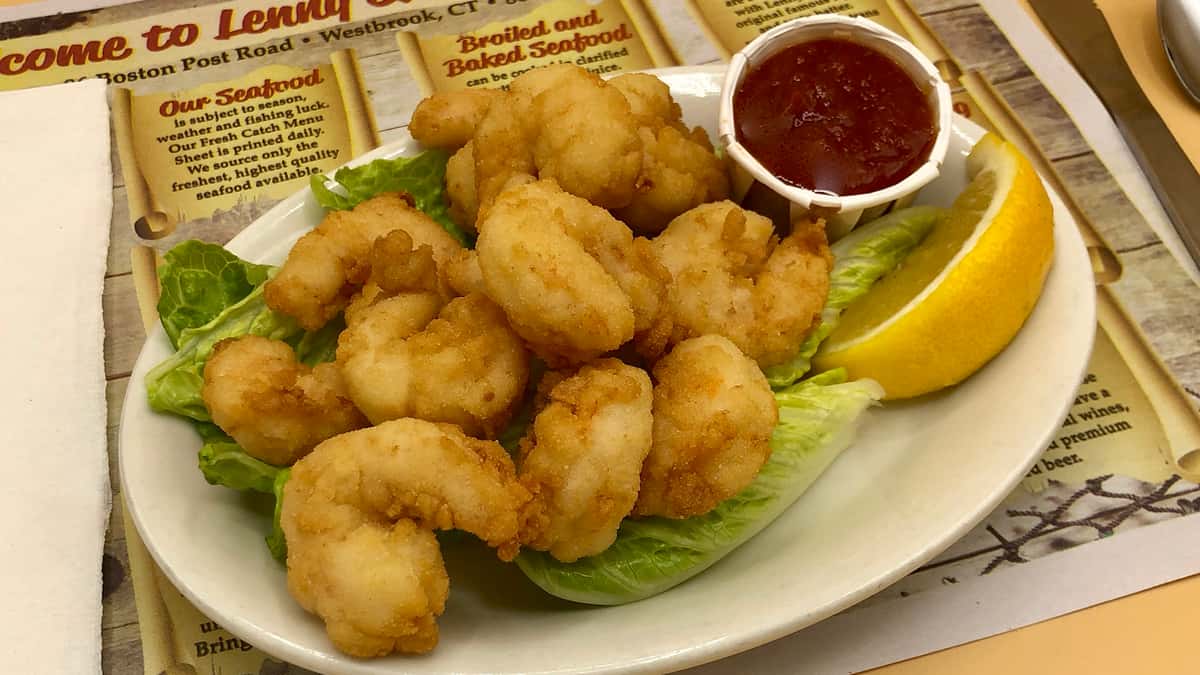 Fried Gulf Shrimp Appetizer Menu Lenny & Joe's Seafood Restaurant
