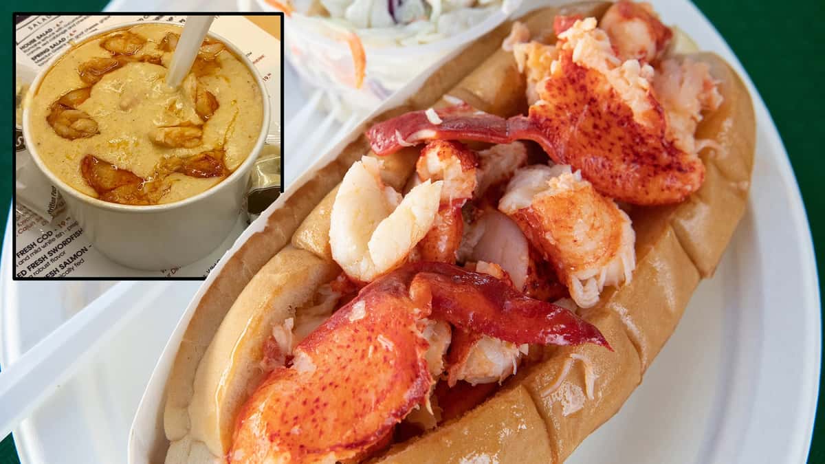 Lobster Roll & Lobster Bisque Combo