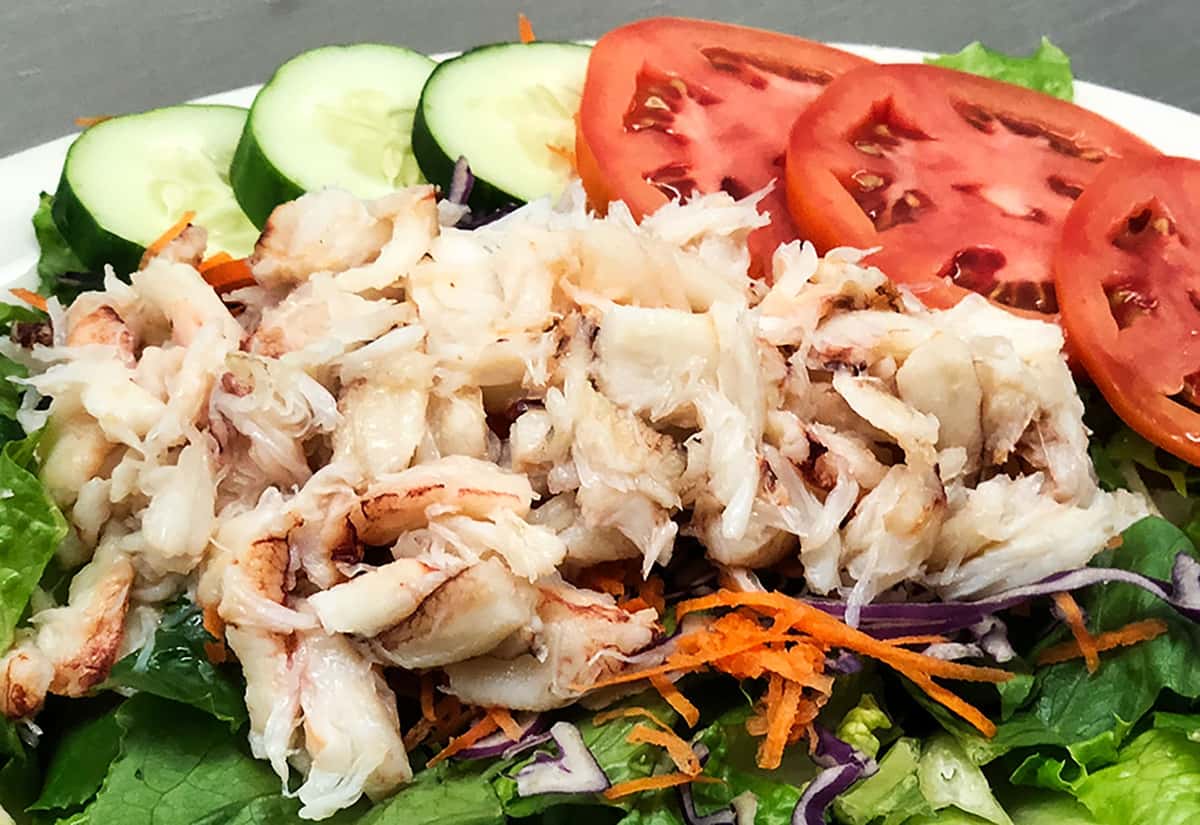 Chilled Rock Crab Meat Entree Salad Menu Lenny & Joe's Seafood