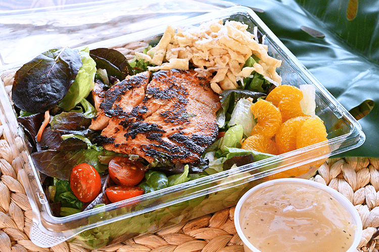 Miso Salmon Salad