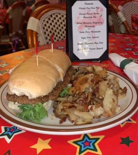 R's House-Made Veggie Burger
