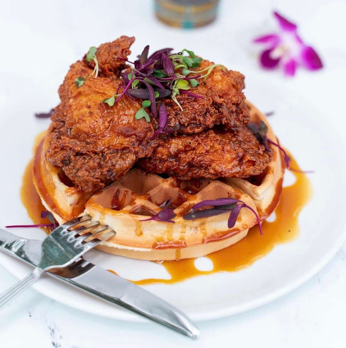 Good Vibes Chicken and Waffle