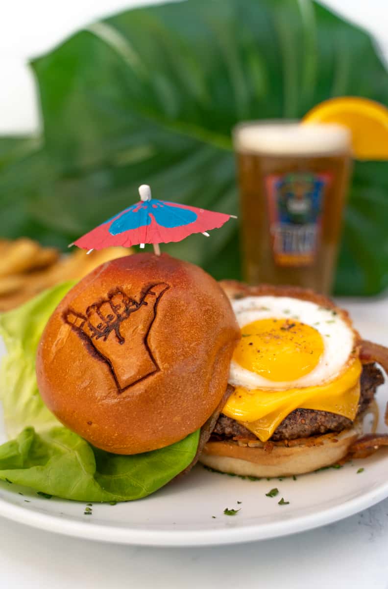 Tiki Sunrise Burger
