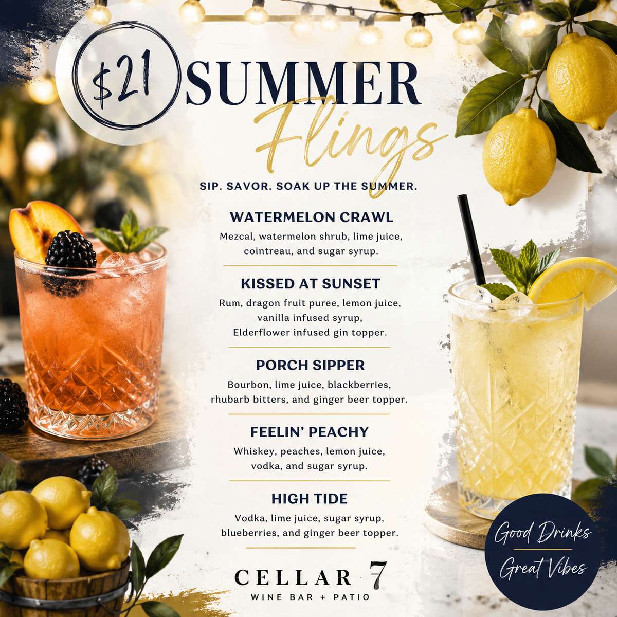 Events - Cellar 7 Bar & Bistro - American Restaurant in Houston, TX