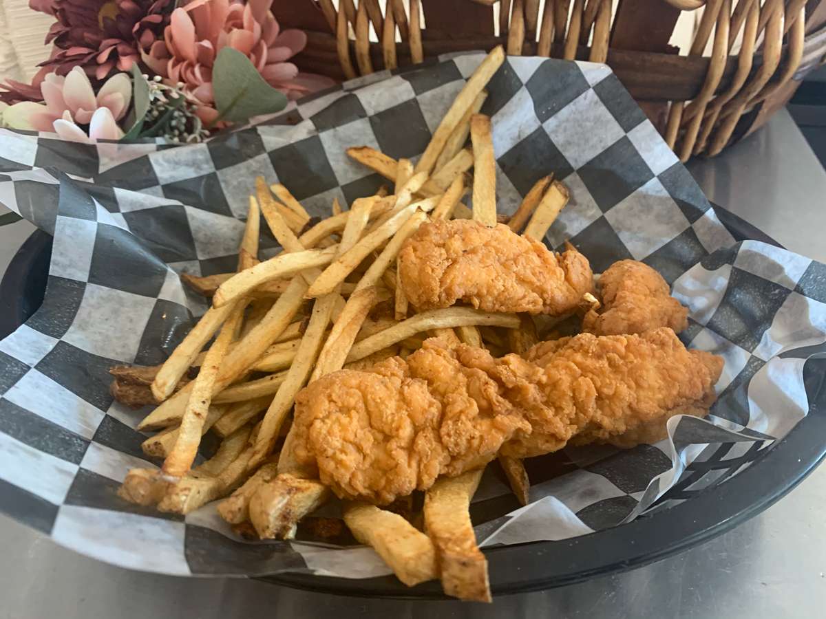 Chicken Fingers & Fries Kid's Menu Our Little Secret Cafe