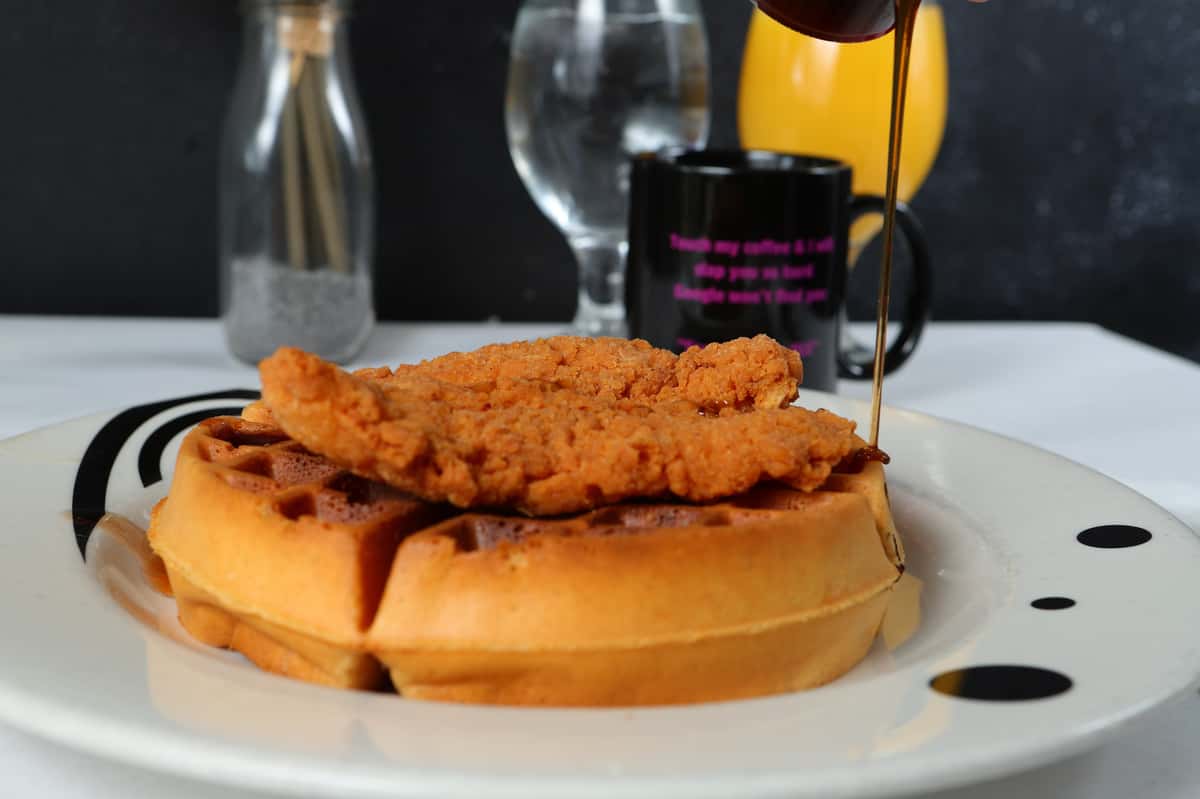 Chicken n Waffles "Secret Style" Breakfast Menu Our Little Secret
