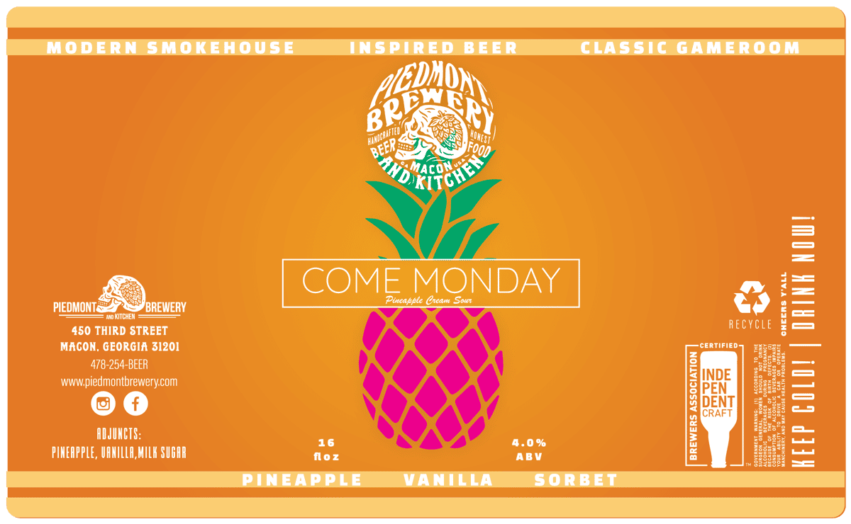 Come Monday Pineapple Sour
