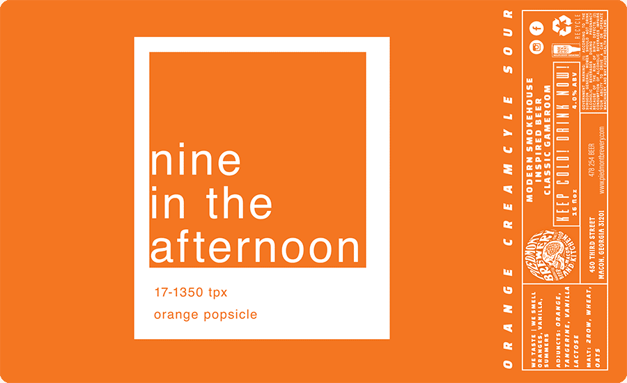 Nine In The Afternoon