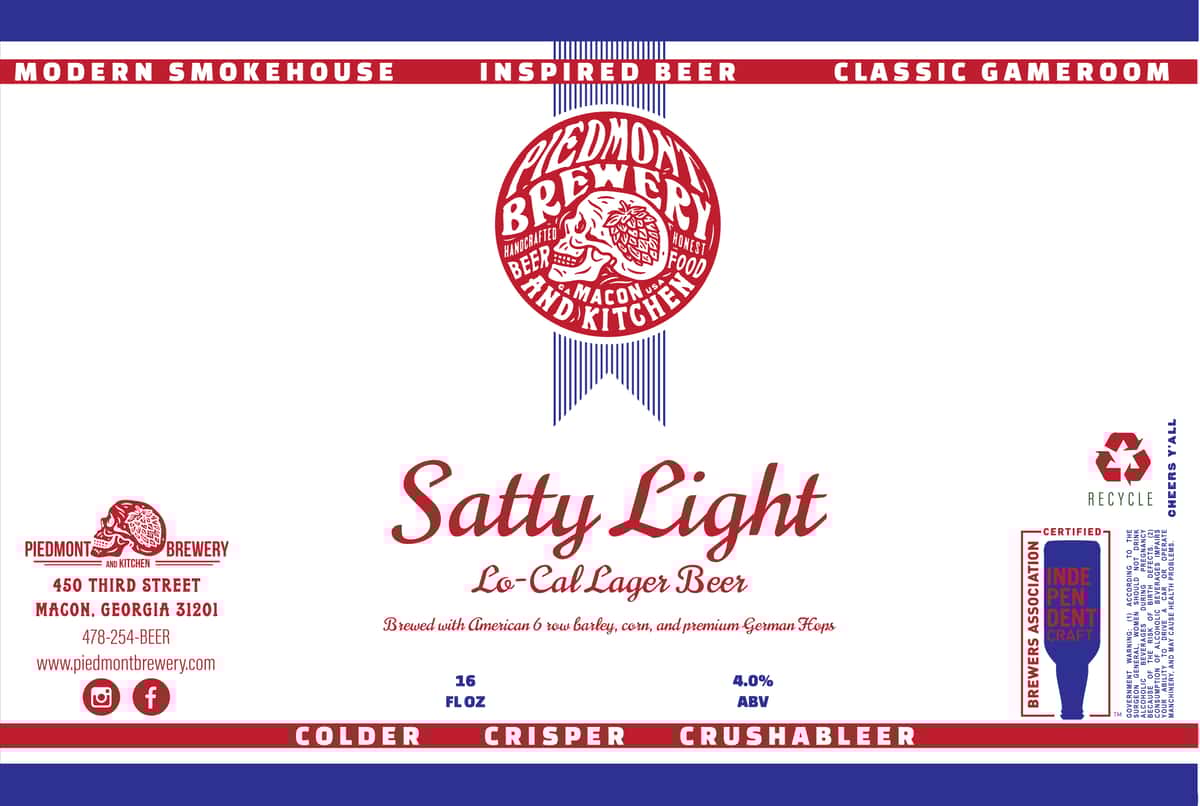 Satty Light Lo-Cal Lager Beer