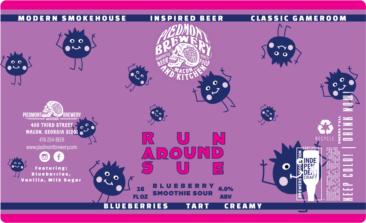 Run Around Sue Blueberry Smoothie Sour