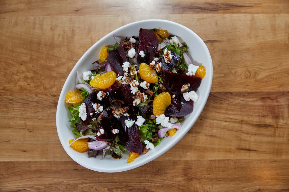 Roasted Beetroot & Goat Cheese Salad