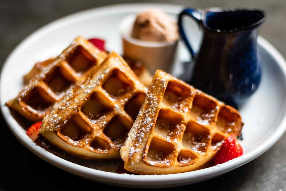 Belgian Waffles Brunch Secreto Southern Kitchen Southern American Inspired Cuisine