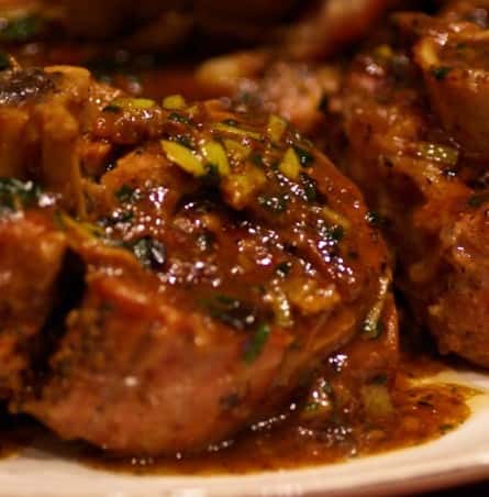 Tomato Braised Osso Bucco Dinner for Two