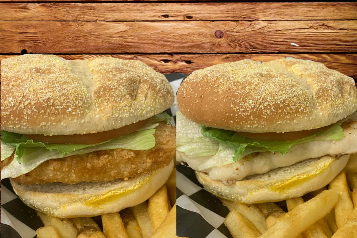 Breaded or Grilled Chicken Breast Sandwich