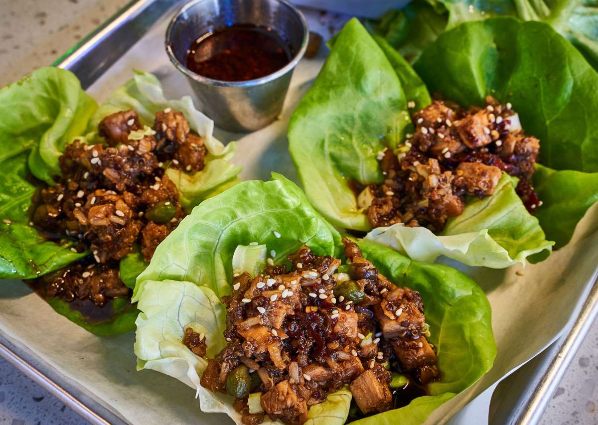 Korean BBQ Lettuce Wraps