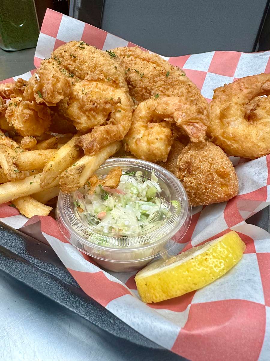 Fried Shrimp Basket - The Spot Seafood Restaurant Jacksonville NC