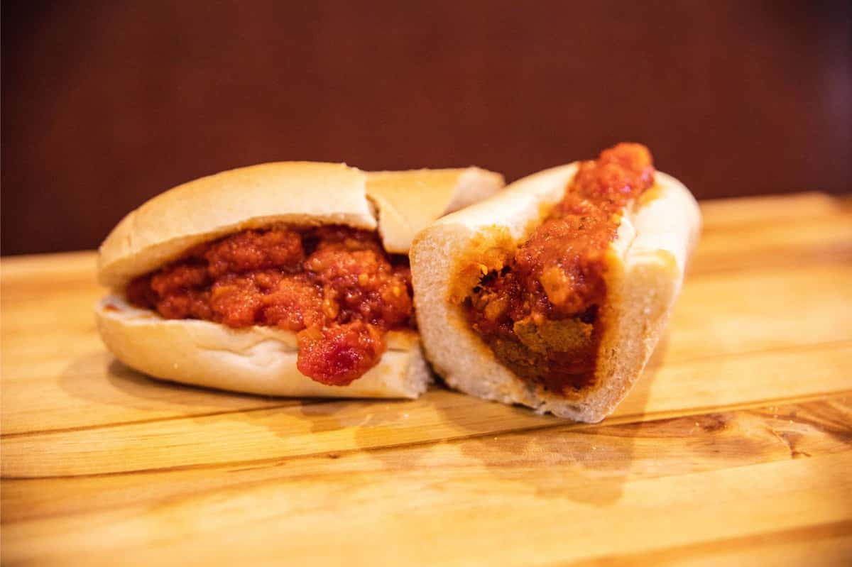 Meatball Parmesan Sub Menu Supreme Pizza Pizza Restaurant in