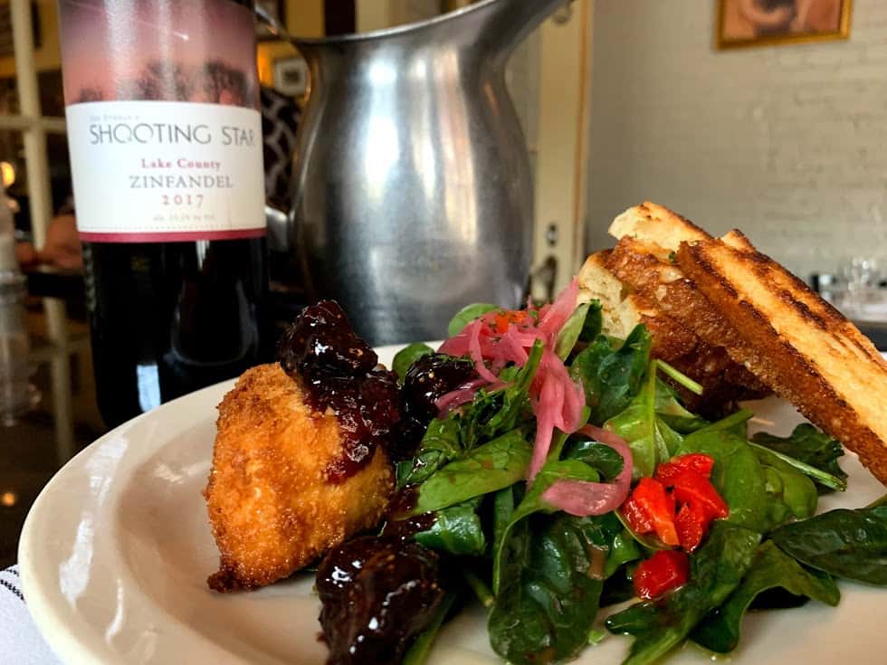 Almond Crusted Fried Brie
