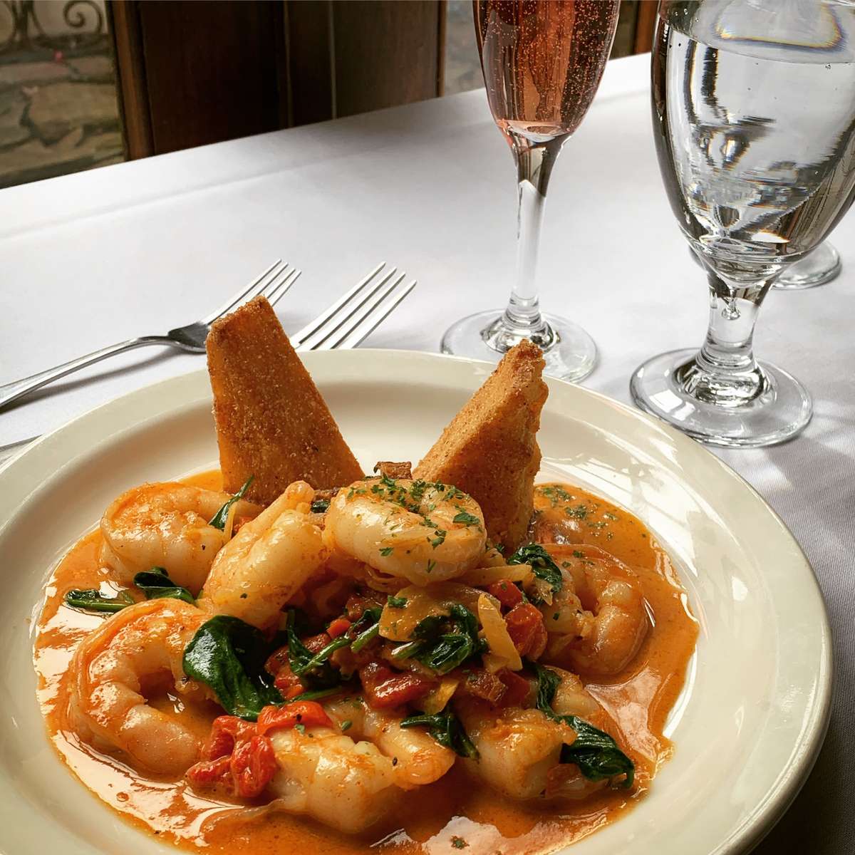 Shrimp & Grits BRUNCH Star Diner Fine Dining Restaurant in