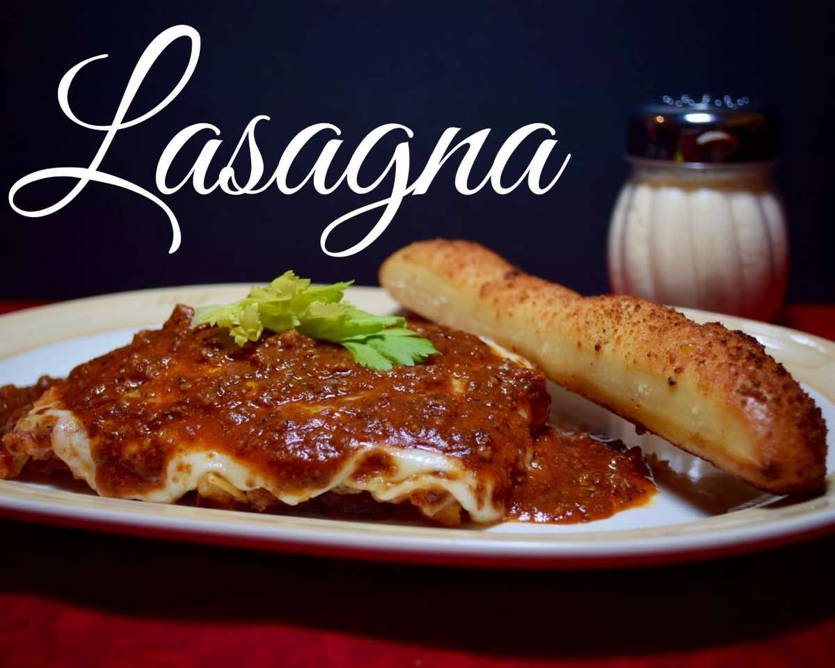 Lasagna, Salad & Breadsticks Special Full Dinein Menu Pizza King