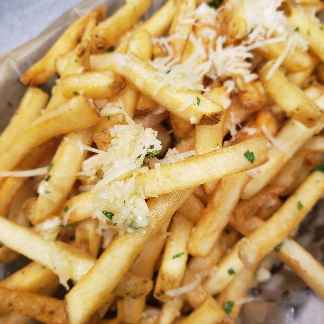 Garlic Fries The Breakroom Menu The Breakroom American Restaurant