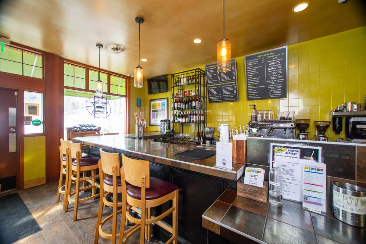 Interior bar and service counter
