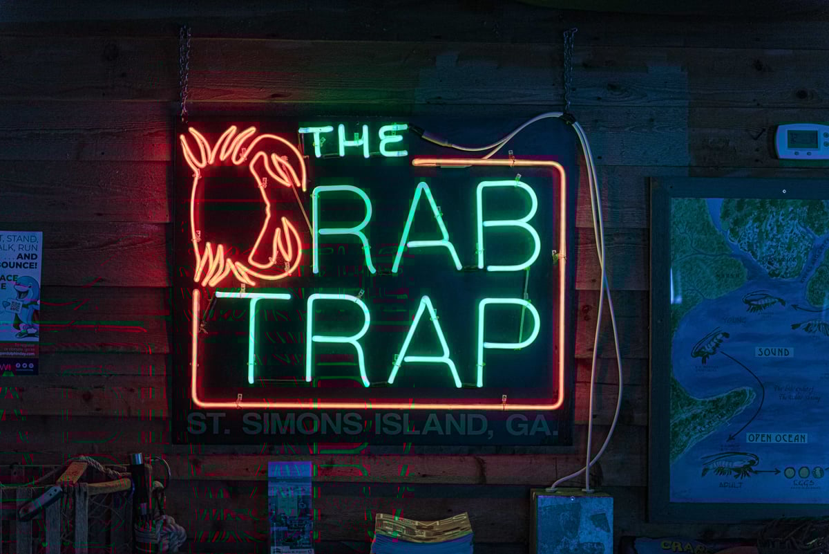 The Crab Trap Sign