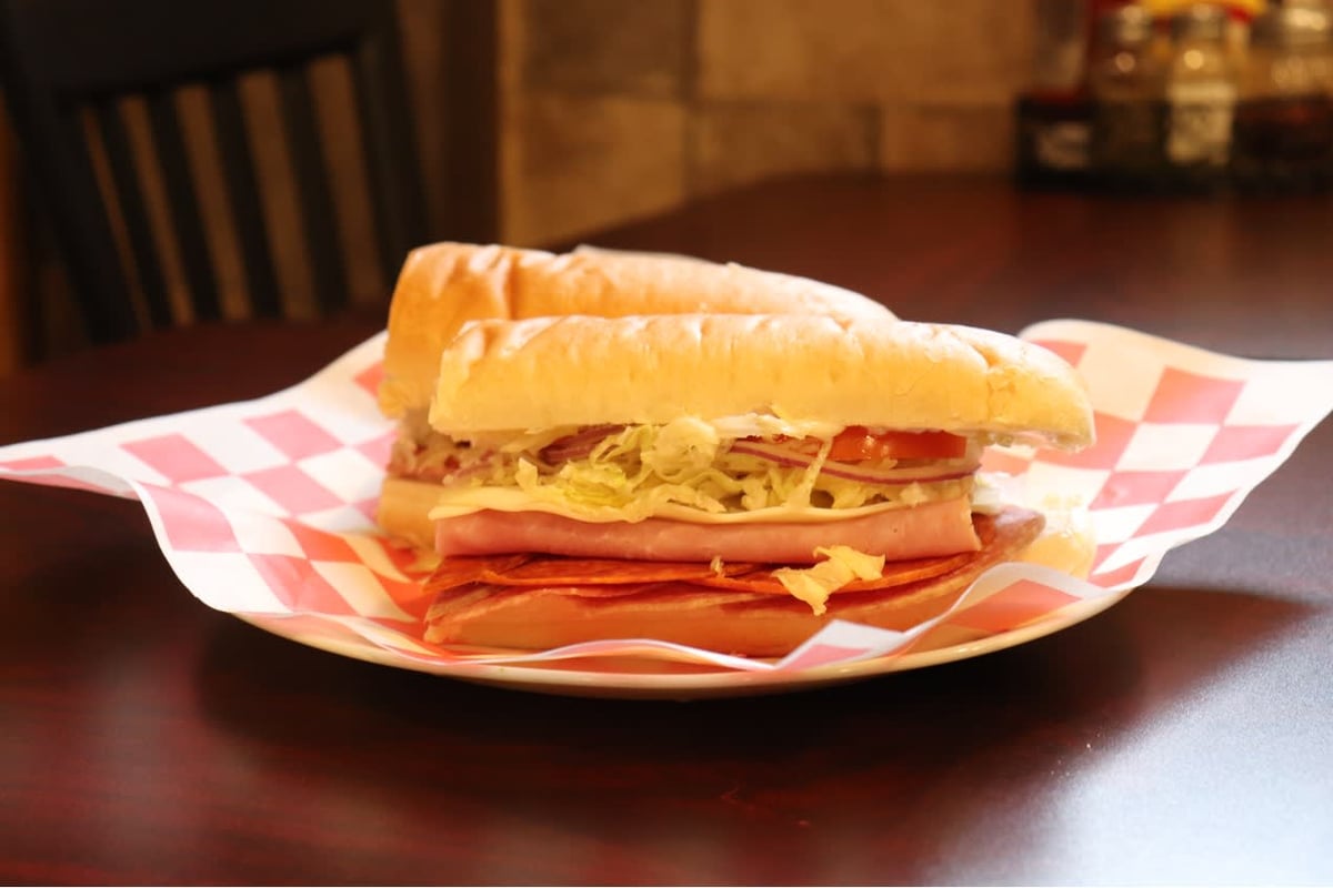Italian (salami, pepperoni, ham) Sub Menu Spike's Pizza and Grocery