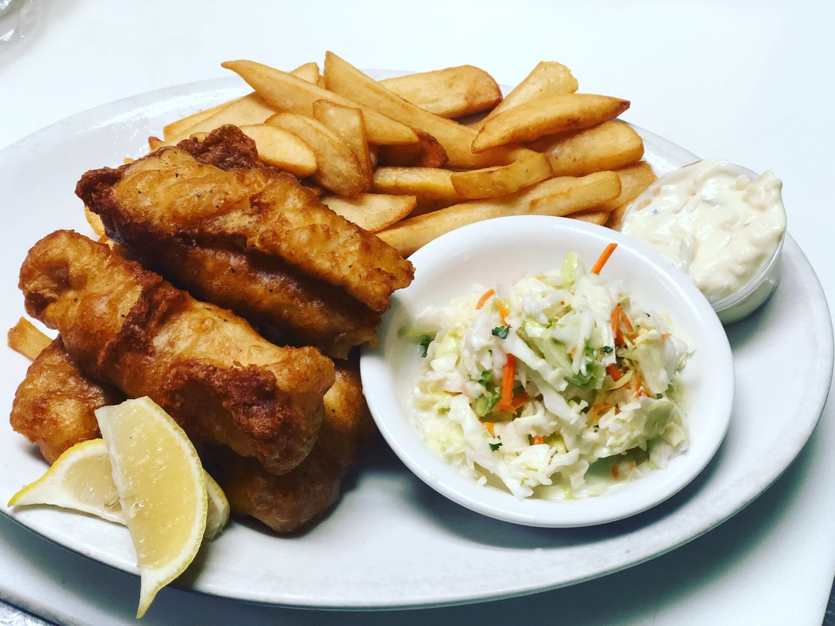 Fish and chips - Dinner - Manhattan in the Desert - American Restaurant