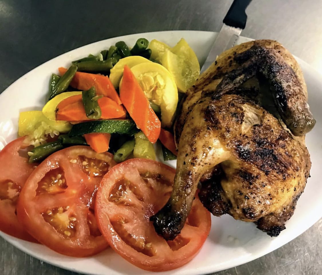 Roasted chicken