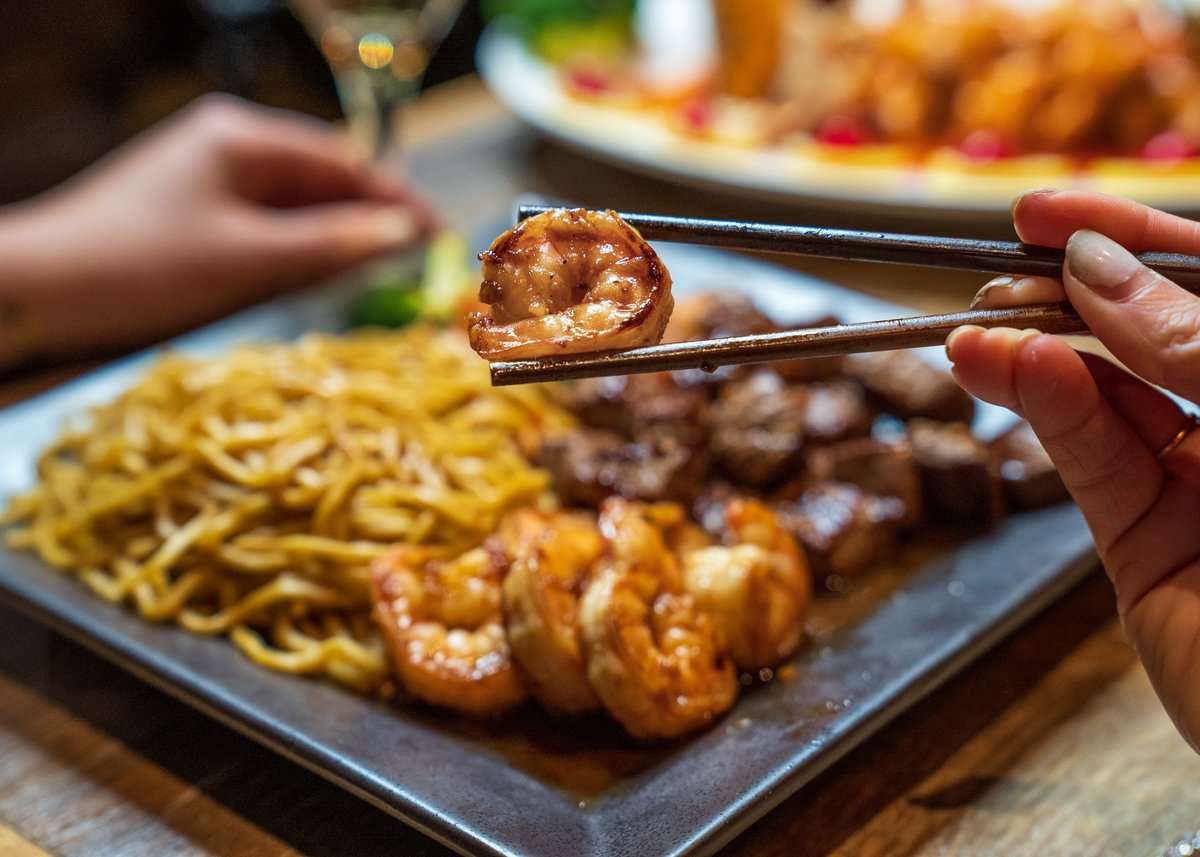 hibachi steak and shrimp