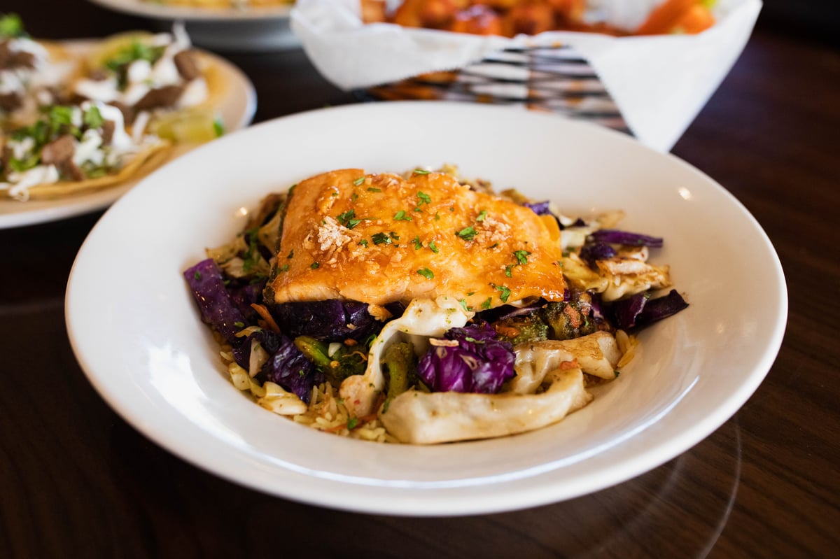 Maple Sriracha Salmon
