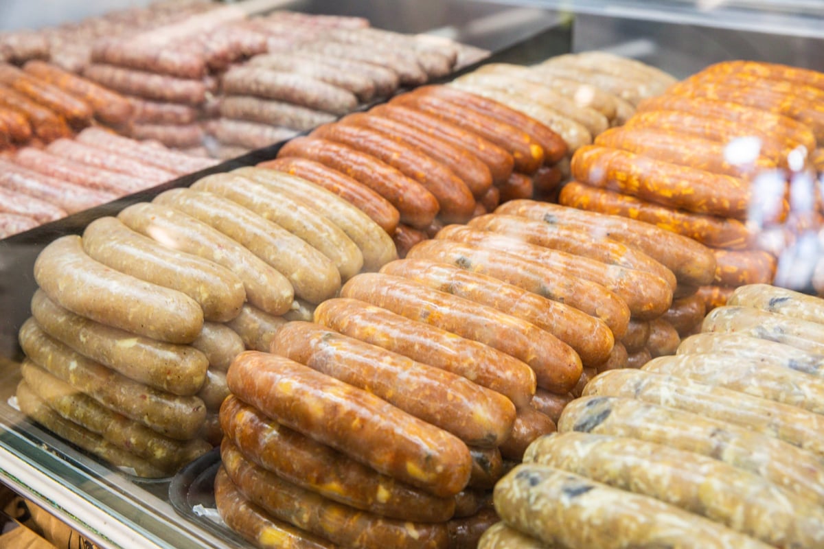 Special Sausages Skip's Meat Market Restaurant in Fairport, NY