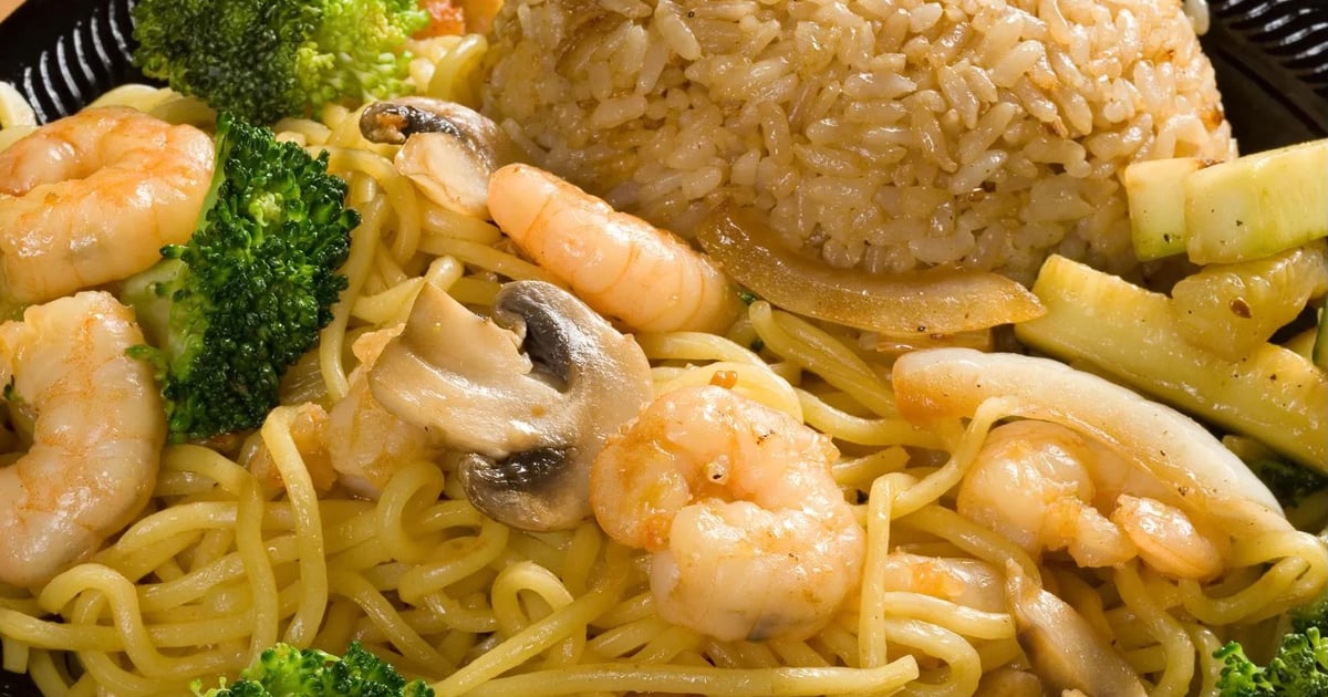 Hibachi Shrimp Yakisoba Menu Seasons Of Japan Japanese Restaurant