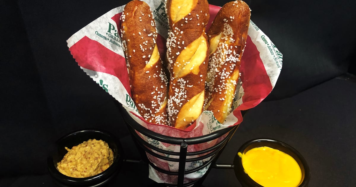 BAVARIAN PRETZEL STICKS Menu Parker's Grille Restaurant in NY