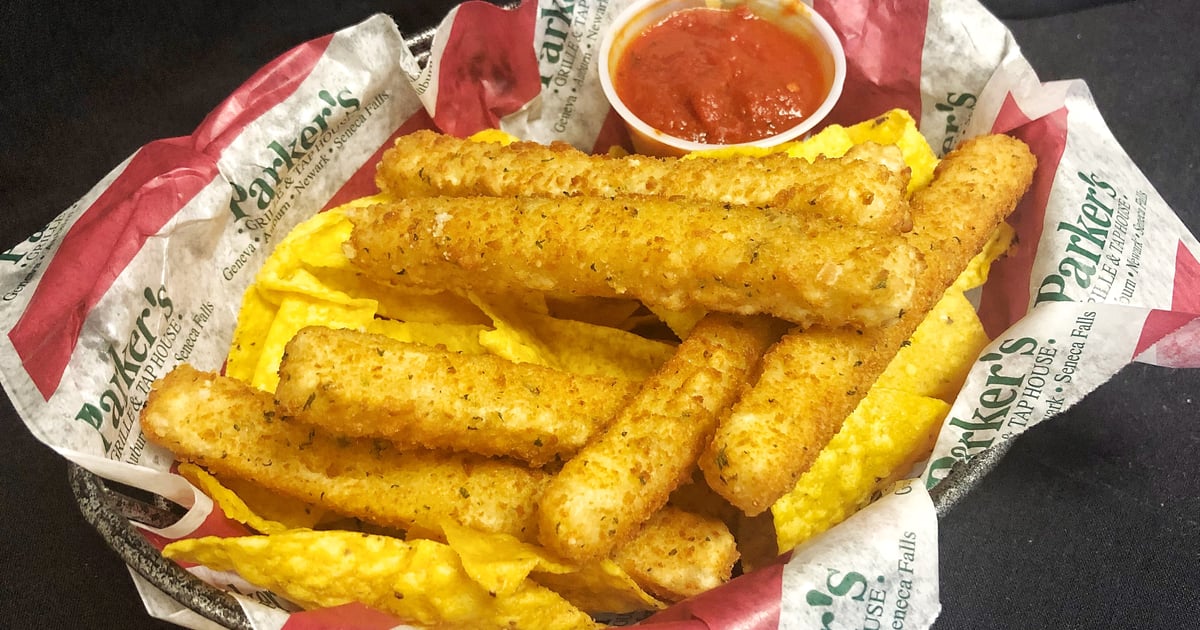 MOZZARELLA STICKS Menu Parker's Grille Restaurant in NY