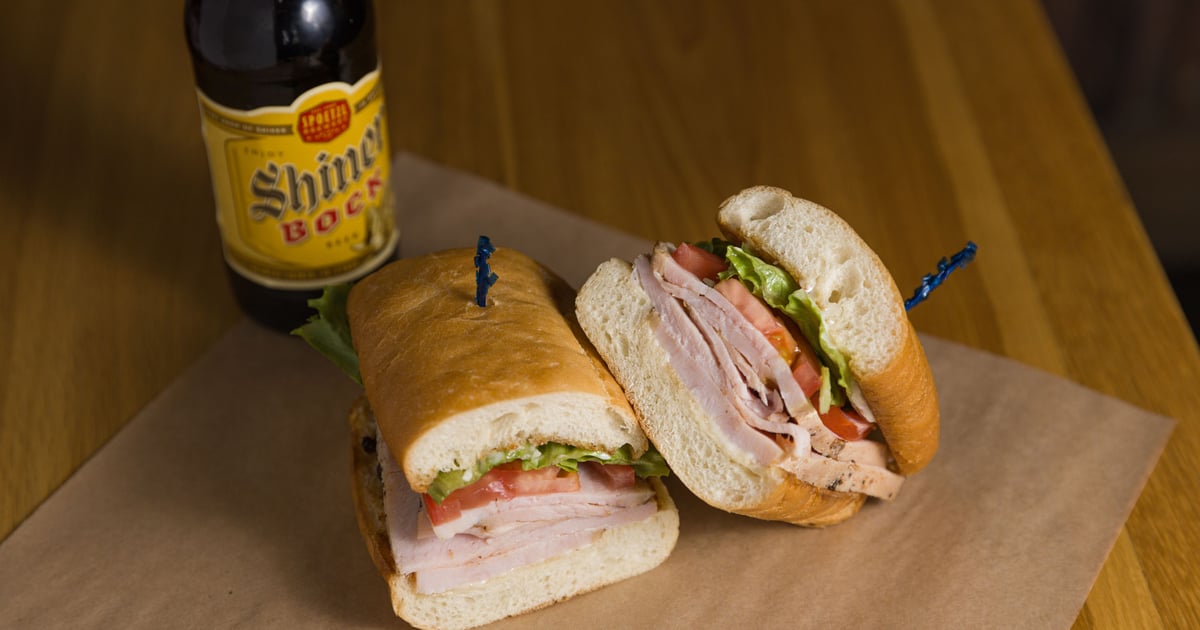 Turkey Breast Sandwich Full Café Menu Blake's Place Barbecue