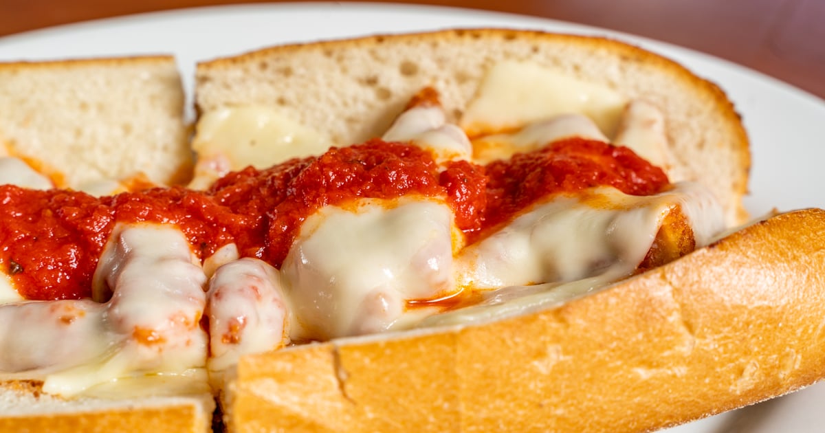 Chicken Parmigiana Sandwich Main Bruno's Pizzeria and Restaurant