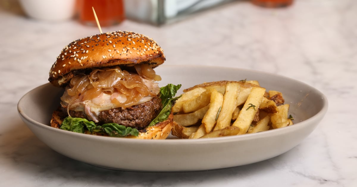 Chef Truffle Burger Lunch & Dinner Michael's Downtown Italian