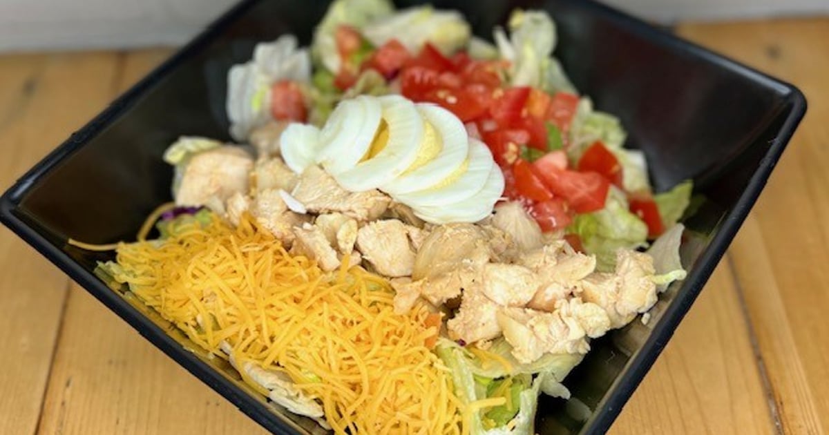 Grilled or Fried Chicken Salad Menu Station 1 Bar & Grill in