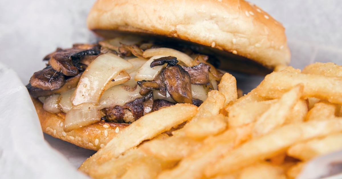 Mushroom Swiss Burger Avanti Pizza Albion Avanti Pizza Pizza