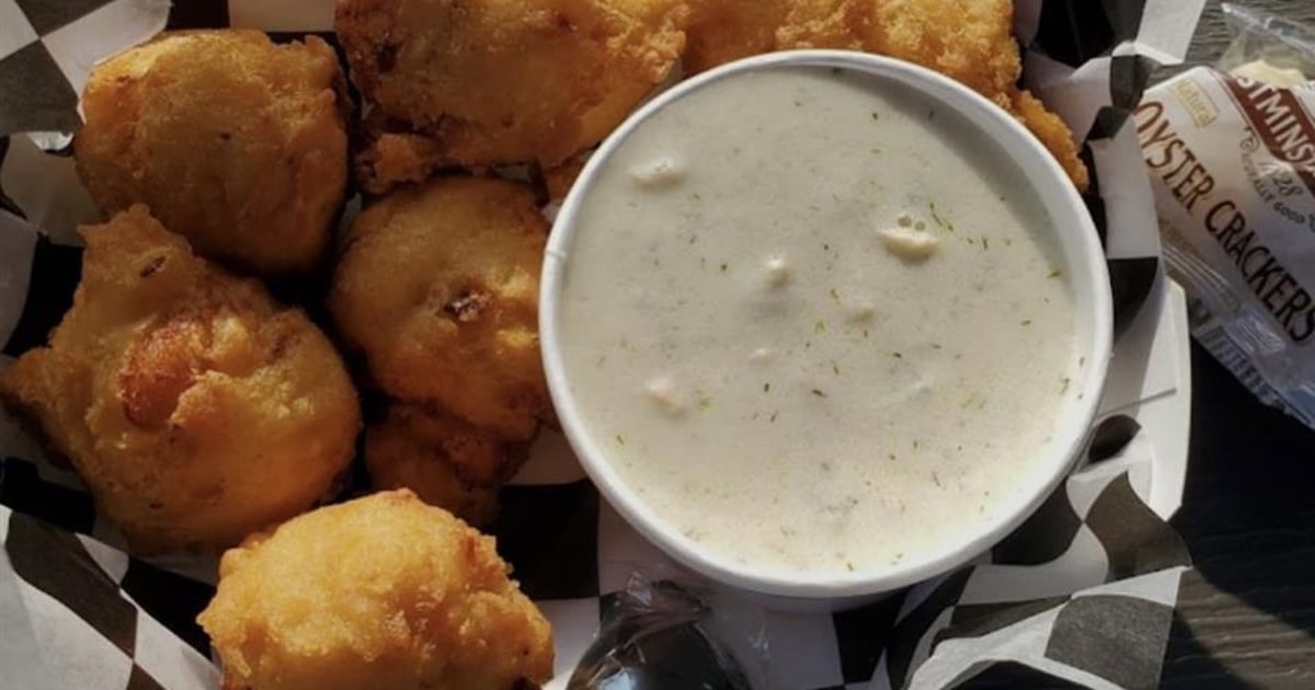 Chowder & Clamcakes Takeout Menu Amaral's Fish and Chips Seafood